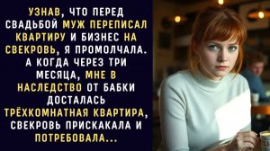 Узнав, что перед свадьбой муж переписал квартиру и бизнес на свекровь, я промолчала, а когда...