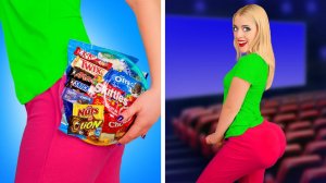 КАК ПРОНЕСТИ СЛАДОСТИ В КИНОТЕАТР. ЧЕЛЛЕНДЖ ДЛЯ ДЕТЕЙ