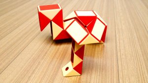 Змейка Рубика ФЛАМИНГО Rubik`s Snake FLAMINGO