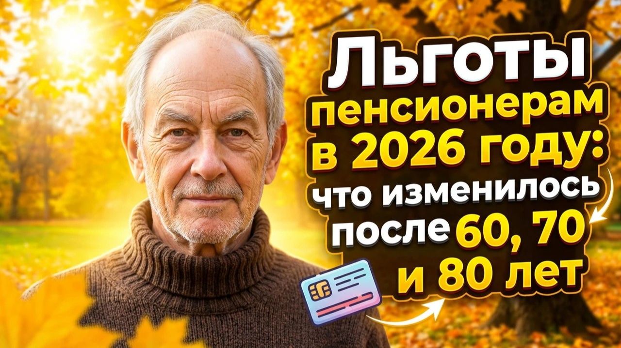 Льготы пенсионерам в 2026 году: что изменилось после 60, 70 и 80 лет смотреть онлайн