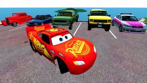 МУЛЬТИКИ ПРО МАШИНКИ МАКВИН: безумная гонка с кувырками и весёлыми столкновениями!