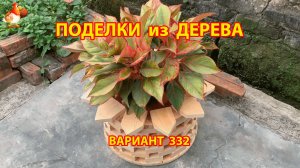 Поделки из дерева своими руками для дачи и сада вариант (332) 🪚🔨🪛🐦