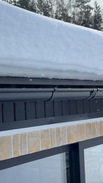♨️❄️ Отзыв от заказчика установленной системе обогрева кровли желобов и водостоков 🔌