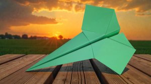Как сделать бумажный самолётик, который хорошо летает