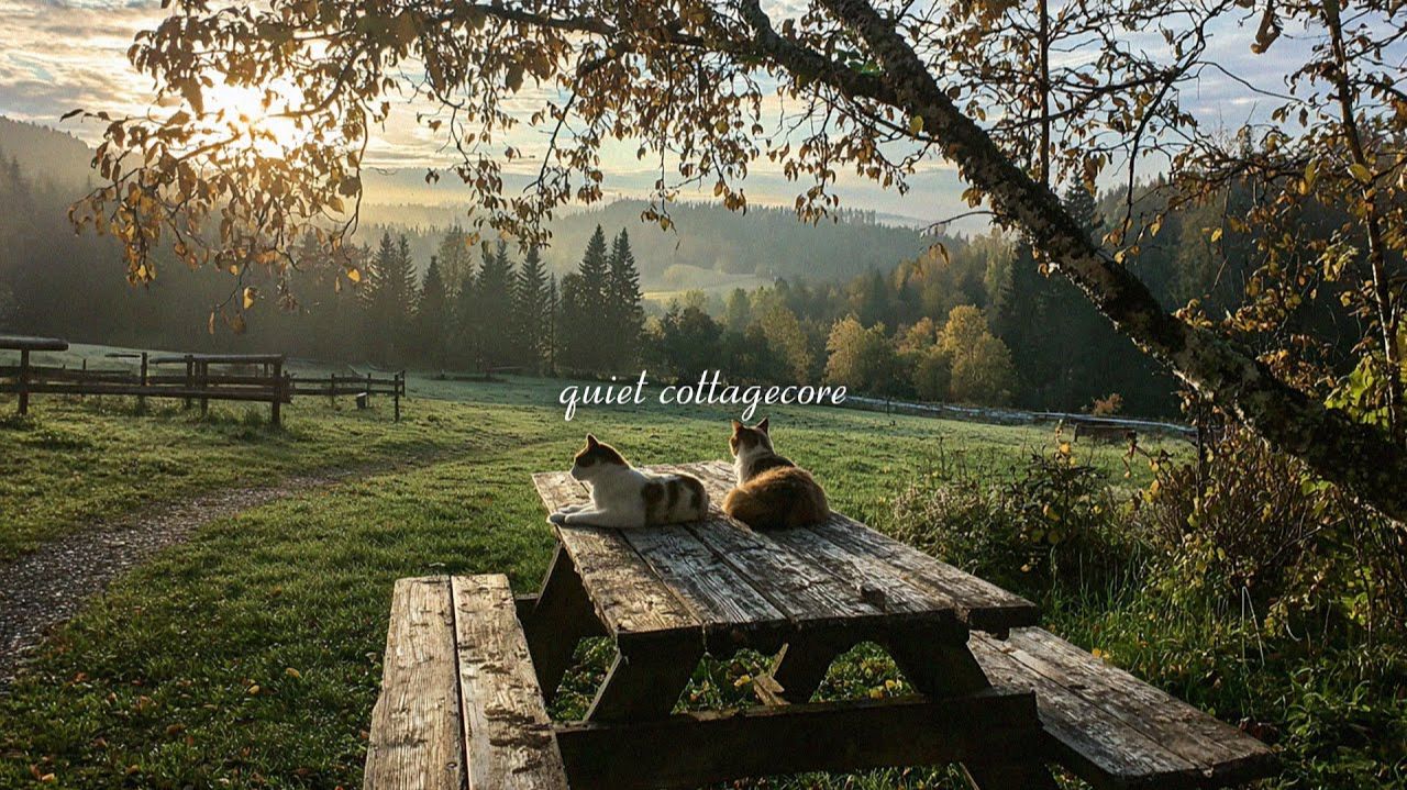 Quiet Cottagecore vibes - relaxing playlist for reading, writing & study смотреть онлайн