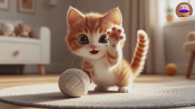 🐱КОТЁНОК МЯУ— танцевальная детская песенка | Развивающие детские песни и мультики смотреть онлайн