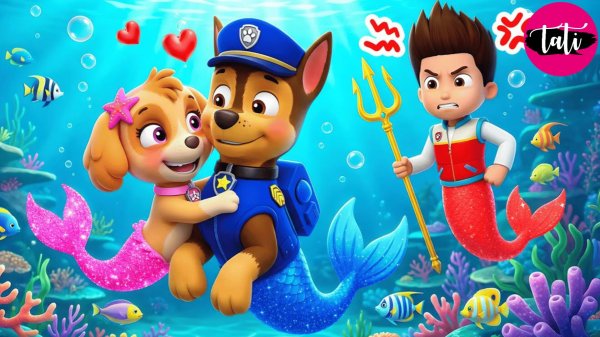 Щенячий патруль и Маршалл. Залипательное видео. Мультфильм для детей и малышей. Анимация 215