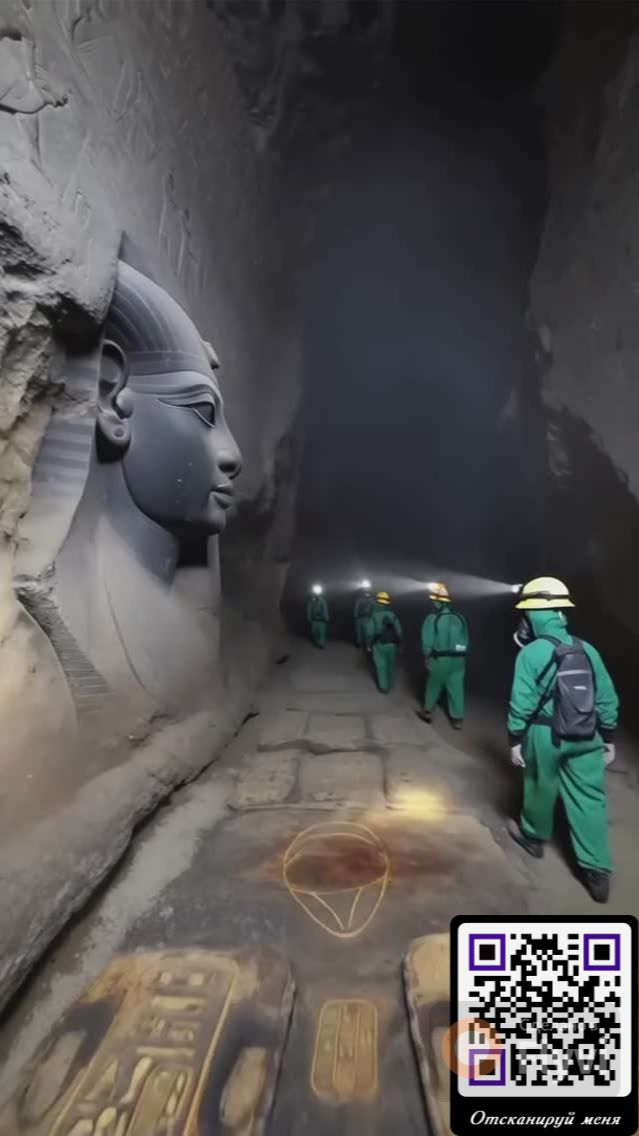 Туннели под пирамидами..!