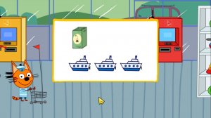 Три кота - развивающая игра для детей от 1 до 6 лет. Мультфильм про цифры.