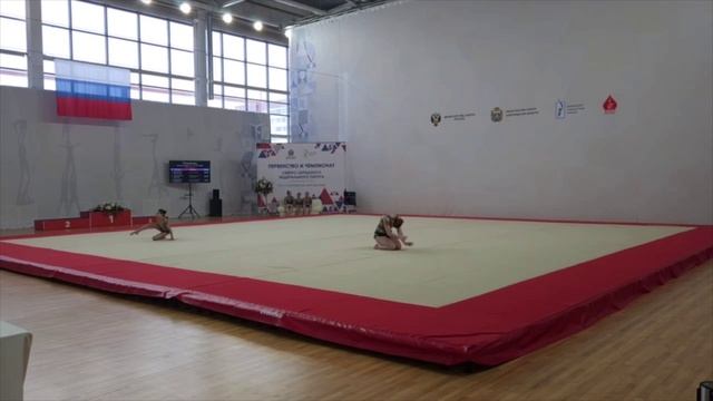 ЖП 11-17 лет, Оситковская Полина - Оситковская Кира, ШСА «ОСЬ», Балансовое упражнение