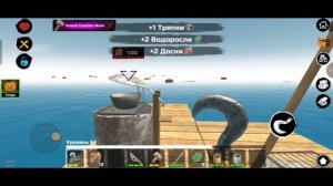 Играю в игру Survival of craft (raft)