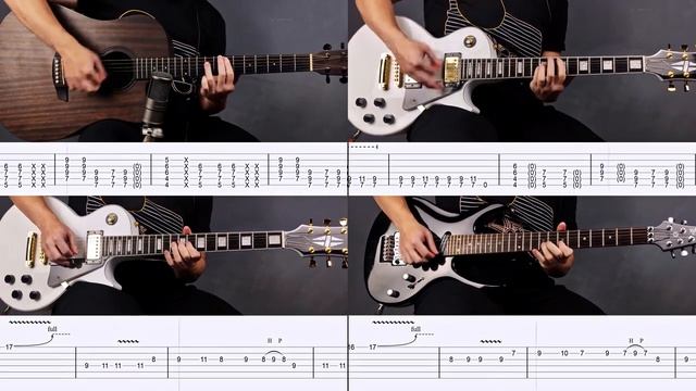 Boston - Peace Of Mind Cover (Табулатура) Guitar Tutorial TABS смотреть онлайн