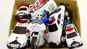 Мини-автомобиль полицейской машины бежит ☆ Тест на экстренное вождение ☆ пробег по склону!Вождение м