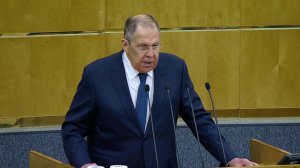 На самые актуальные международные темы говорил Сергей Лавров, выступая в Госдуме.