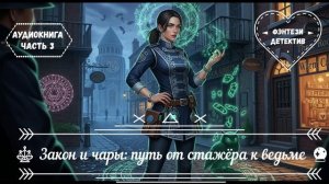 🎧АУДИОКНИГА ПОЛНОСТЬЮ ⚖️ Закон и чары: путь от стажёра к ведьме 🔮Магический детектив 🔍ЧАСТЬ  3️⃣
