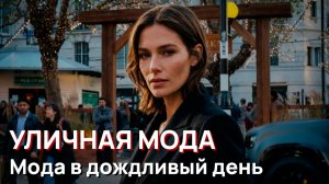 Уличная мода - Мода в дождливый день, Лондон