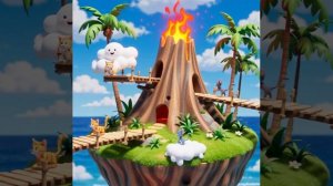 Кошечки и мышки на вулкане! 🌋