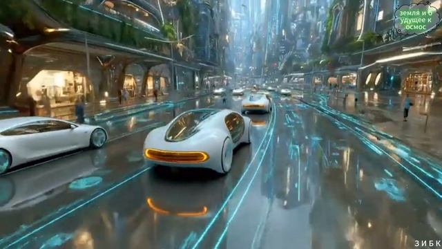 Умные «золотые» города 2050 года (4K) | 1 час на изучение природы и научно-фантастич города будущего