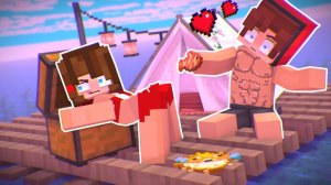 Сестра Джей Джей оказалась в ОКЕАНЕ - Анимация для Майнкрафта