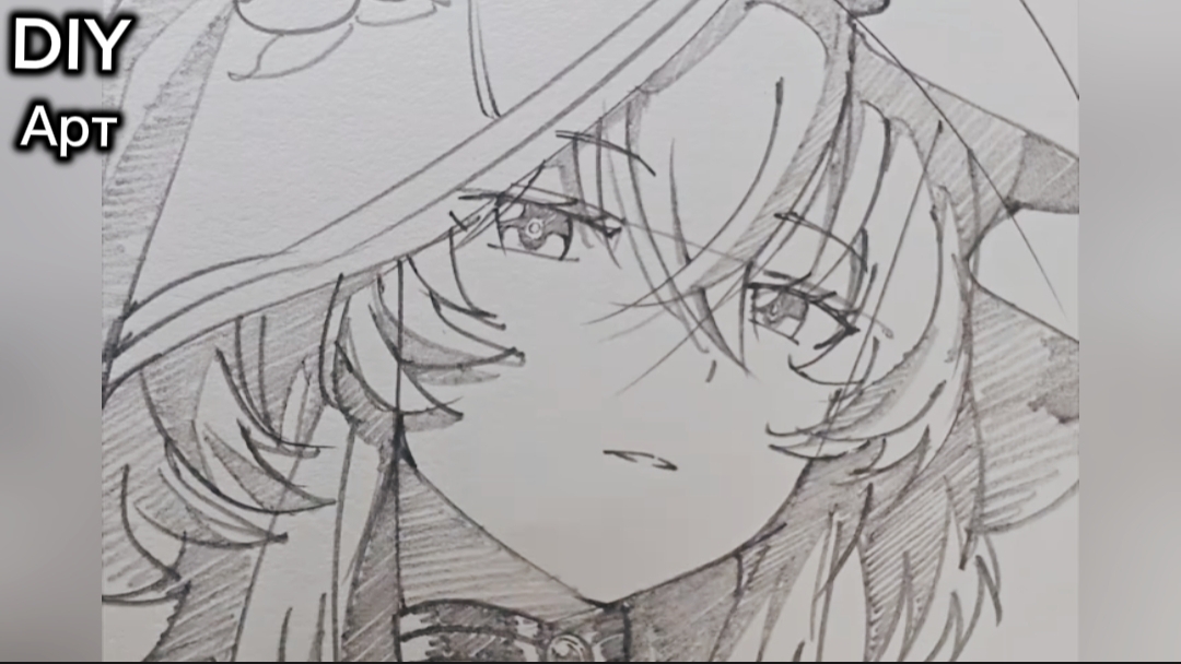 Вот как нарисовать аниме рисунк карандашом. DIY Арт смотреть онлайн
