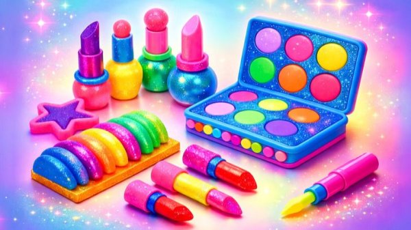 Косметика из цветной глины 💄✨ DIY своими руками