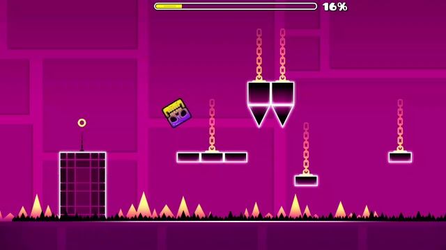 я прохожу 5 уровень в игре гиометрии даш