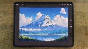 PROCREATE Drawing Tutorial MOUNTAIN CLOUDS in EASY STEPS
