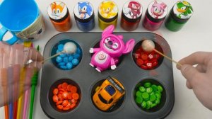 Успокаивающее видео сделай мега‑весёлые радужные воздушные шары‑конфеты с машинами Disneyi ASMR #18