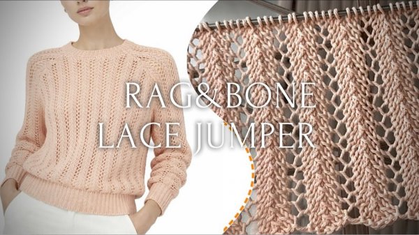 Pinterest снова взорвался! 💥 Вяжем кружевной джемпер!