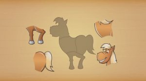 Детский развивающий мультфильм, пазлы.