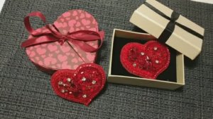 Брошь СЕРДЦЕ из бисера  Мастер Класс   ВАЛЕНТИНКА своими руками  Часть 1.   10.02.2021. №37