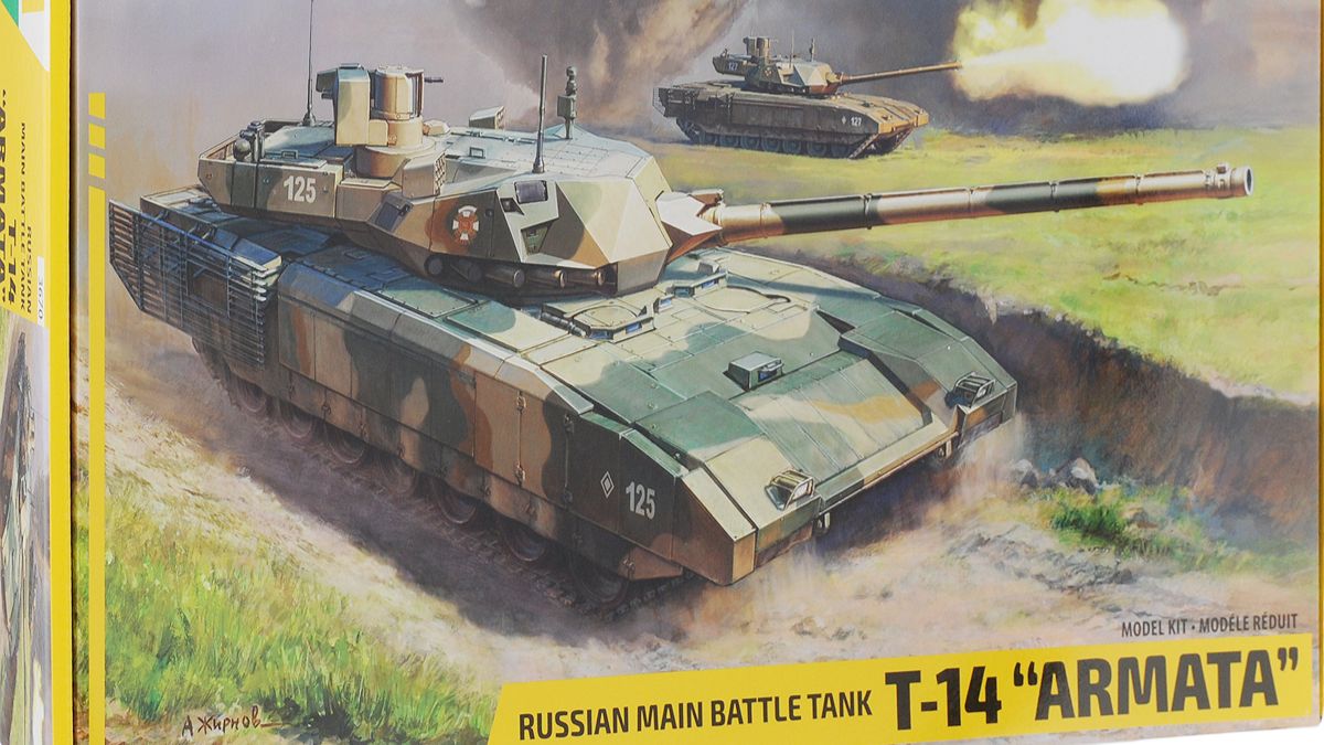 обзор модели т-14 Армата от Звезды 1/35 смотреть онлайн