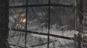 -16℃ Поход в снежный кемпинг с моей собакой . Надувная палатка на 2 комнаты . Дровяная печь ASMR