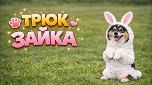 УЧИМ ЗАЙКУ СУСЛИК. Собака сидит на попе и машет лапами