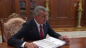 Выполнение поручений по Беслану обсудил Владимир Путин на встрече с Сергеем Меняйло.