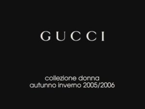 Показ женской коллекции Gucci осень-зима 2005-2006