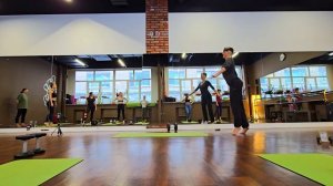 Разминка + 2 гантели