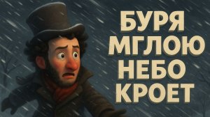 ДЕТСКИЙ КЛИП. ПУШКИН БУРЯ МГЛОЮ НЕБО КРОЕТ. КРАСИВЫЕ СТИХИ ПУШКИНА