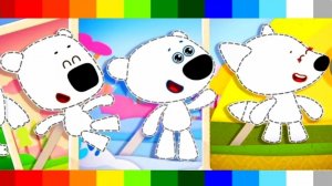 МУЛЬТИК РАЗВИВАЮЩИЙ ДЛЯ ДЕТЕЙ/Ми-ми-мишки/Мультизнайка Мини игра/Нарисуй Кешу, Тучку, Лисичку и Цыпу