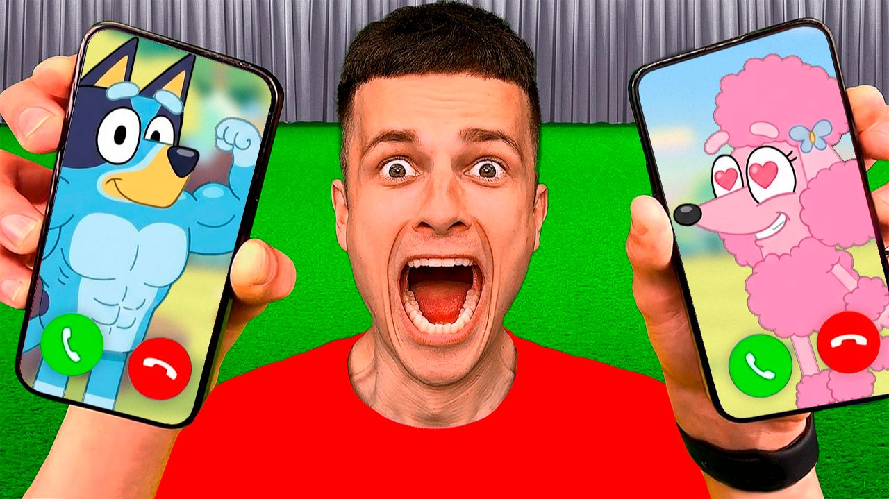 я звоню BLUEY и BINGO в 3:00 ночи ! смотреть онлайн