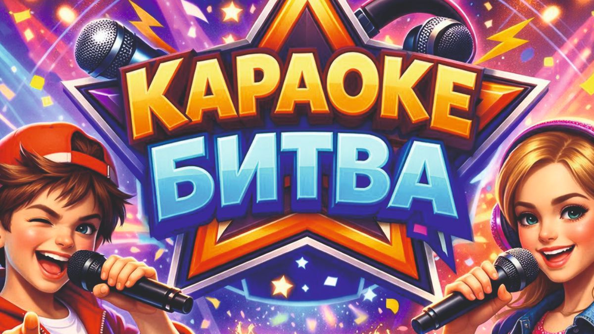 Караоке битва. дети.