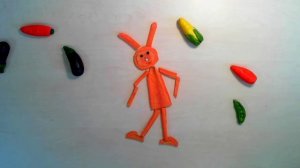зайка из морковки