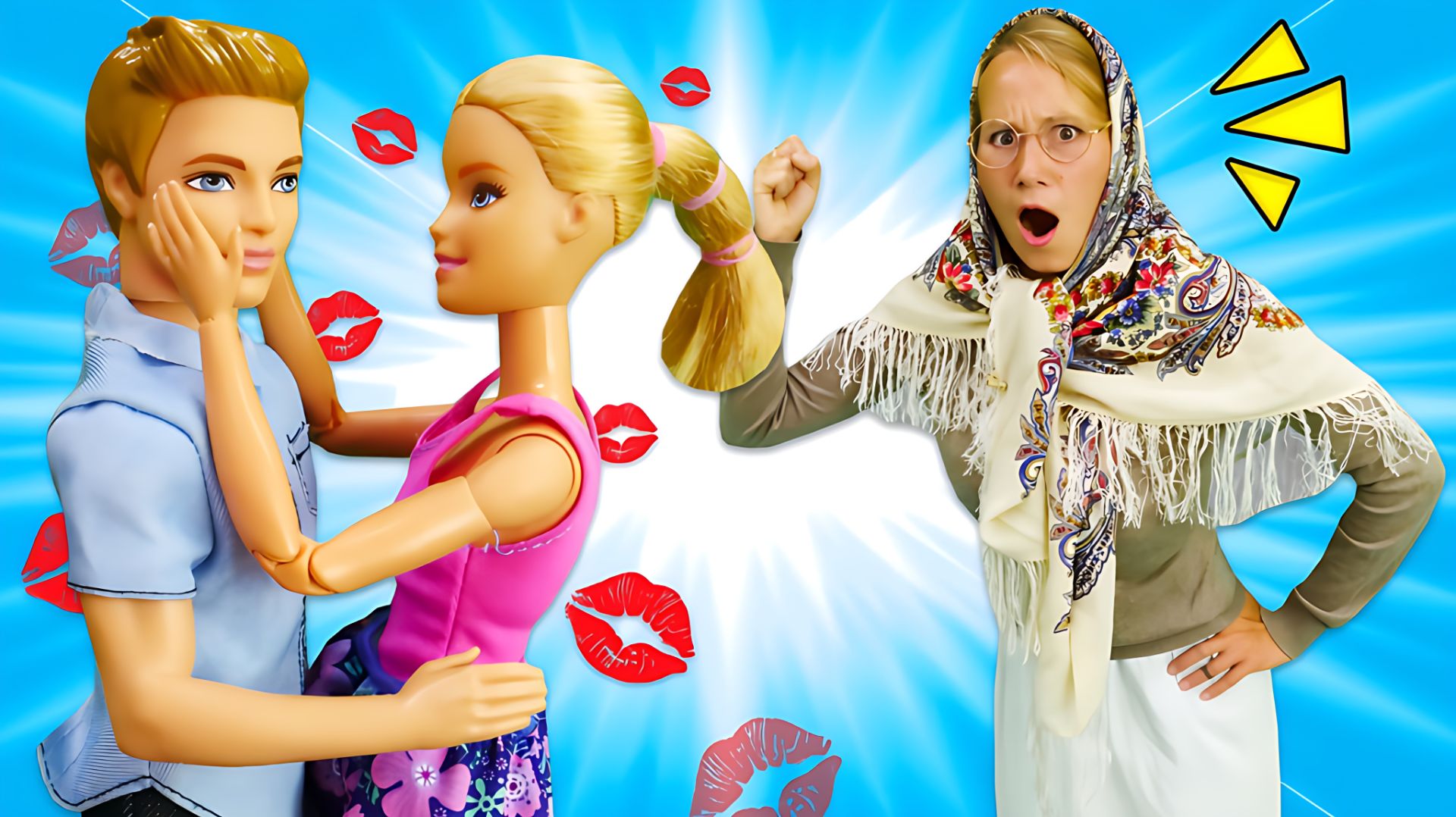 БАБА МАНЯ НЕ ПУСКАЕТ КЕНА К БАРБИ!😱🍲| Деревенские танцы, модный УЖАС !| Игры в куклы для детей