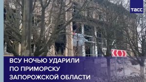 ВСУ ночью ударили по Приморску Запорожской области