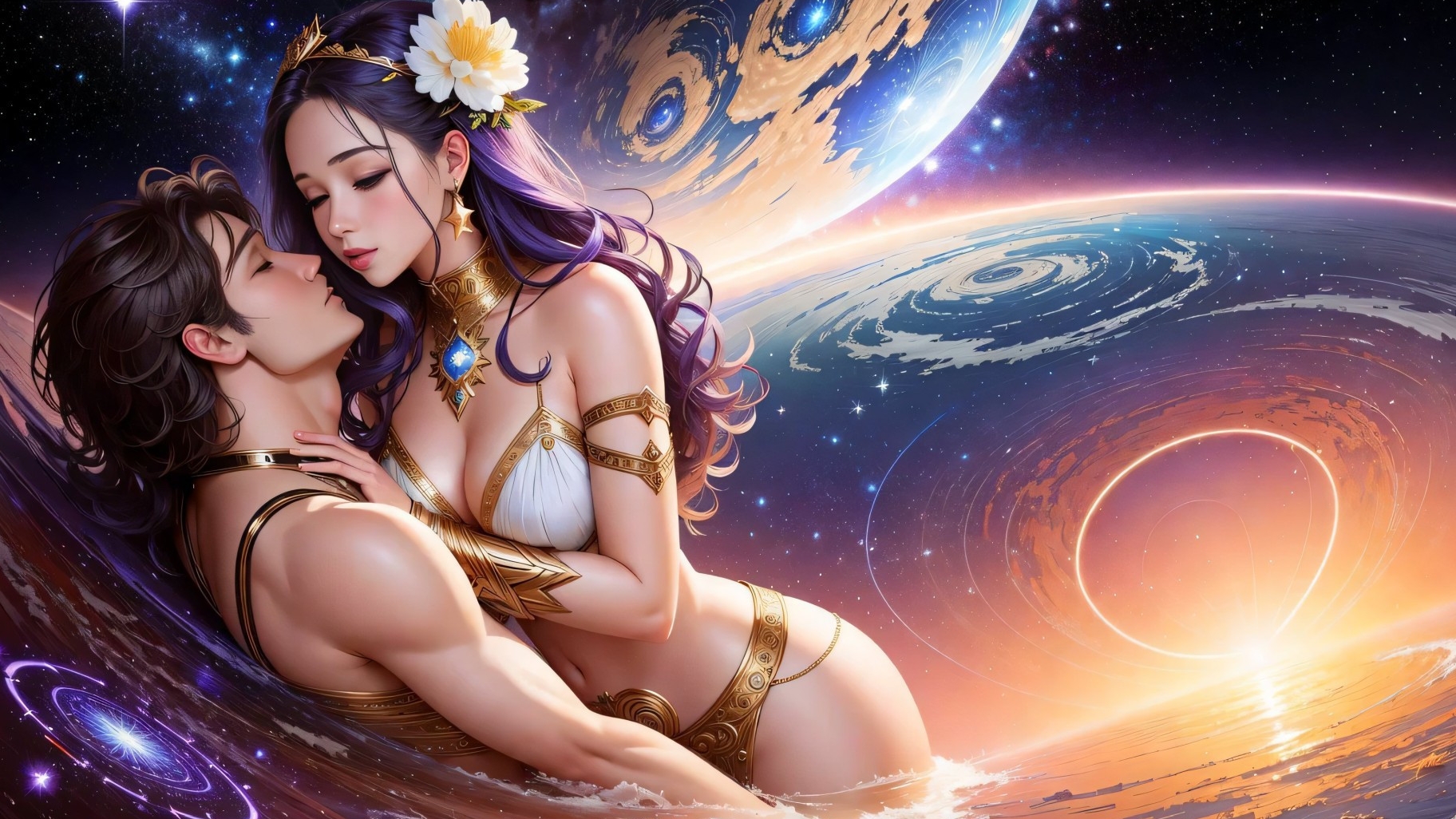 Валентинка для влюбленных. С днём святого Валентина. Красивая музыкальная открытка. смотреть онлайн