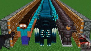 1000 ВАНДЕРОВ ПРОТИВ 1000 ХЕРОБРИНОВ В МАЙНКРАФТЕ С МОДАМИ