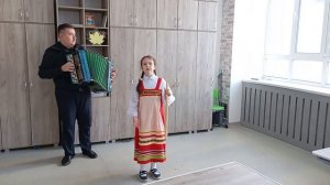 Зайцева Софья Русская народная песня Напилили доски тонкаи