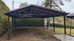 Навес 9х8 для автомобилей