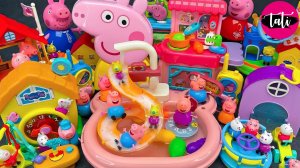 Играем в игрушки из мультика свинка Пеппа и Спанч Боб. Мультфильм для детей. ASMR АСМР