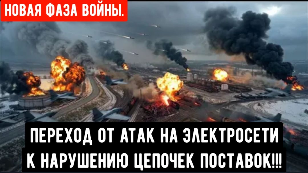 Стратегический сдвиг: Россия переходит от атак на электросети к нарушению цепочек поставок! смотреть онлайн